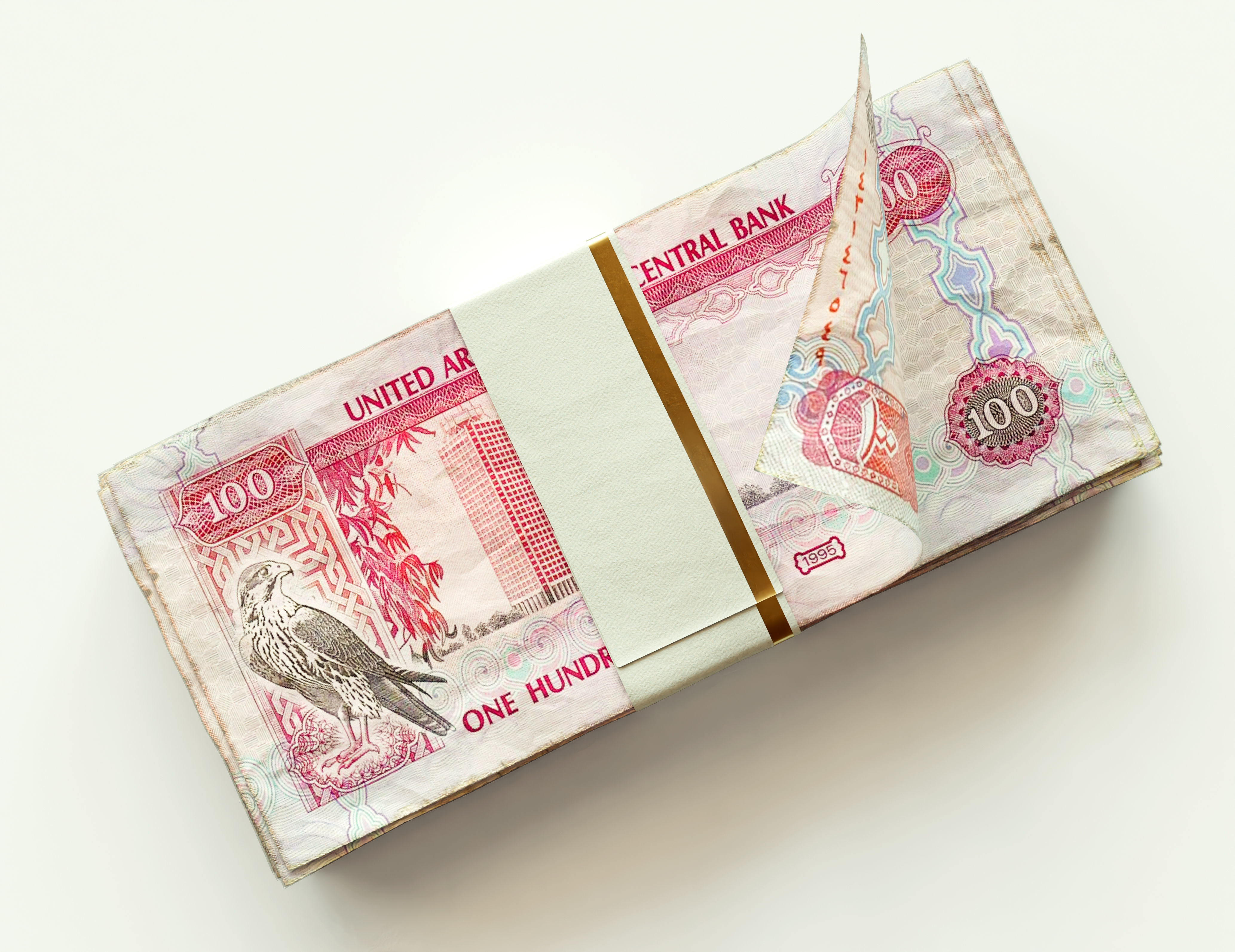 Cash Bundle DIRHAM 3D model_3