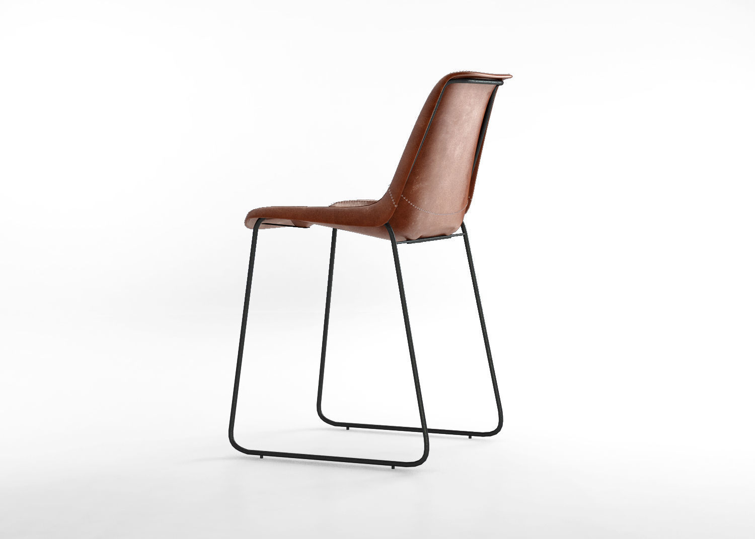 Coco Republic Drexel Dining and bar stool 3D model_2