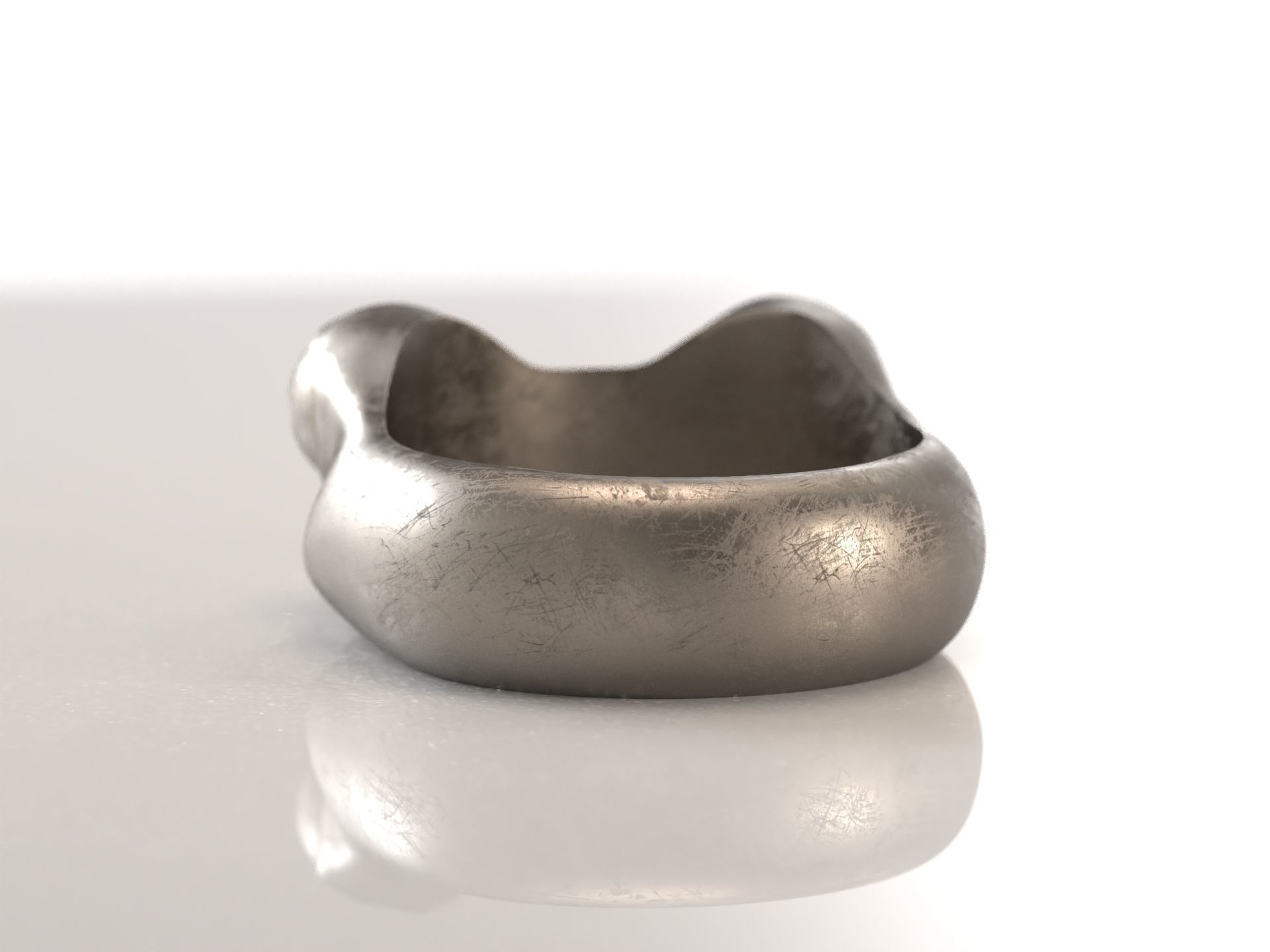 Frog Ring 3D print model_7