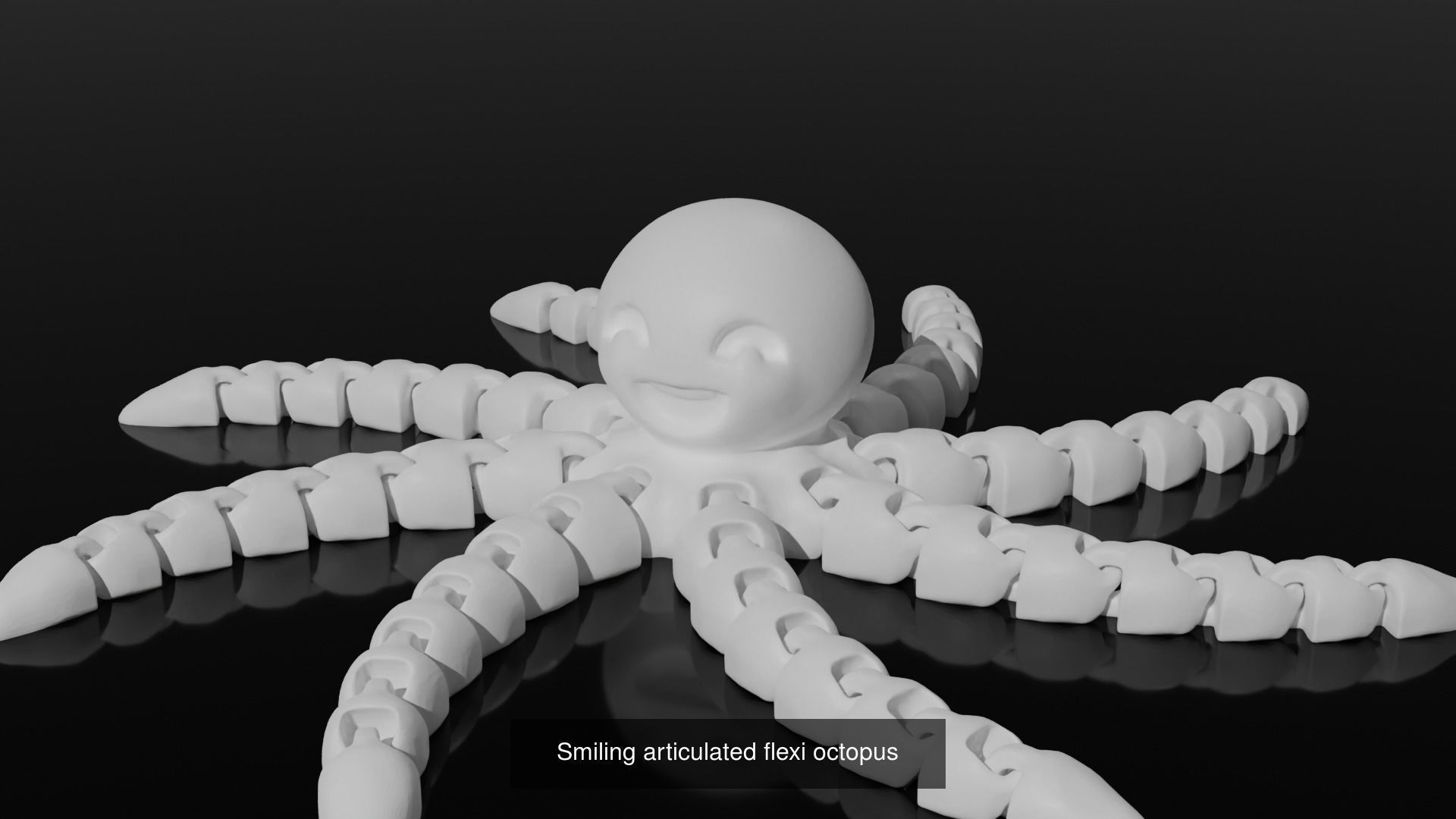 3D-printed articulated flexi octopuses 3D Model Collection_12