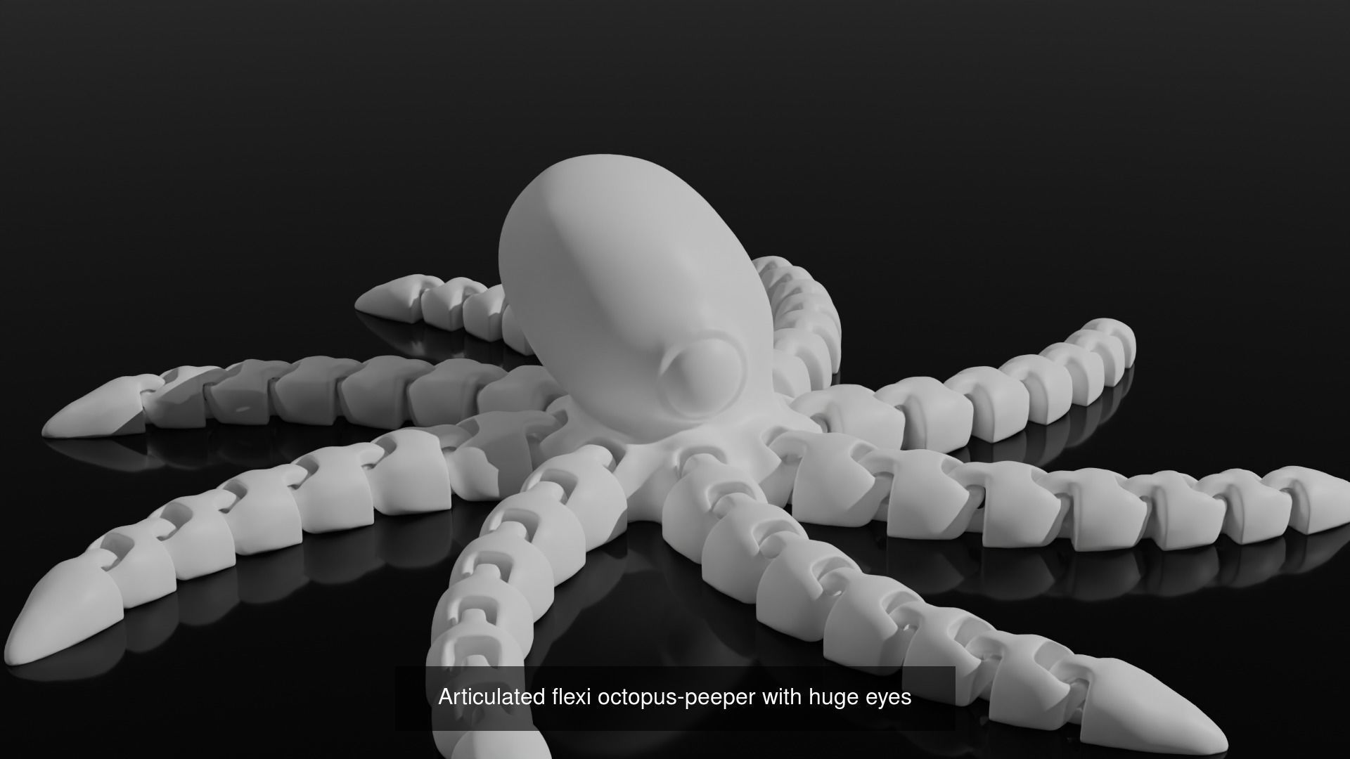 3D-printed articulated flexi octopuses 3D Model Collection_10