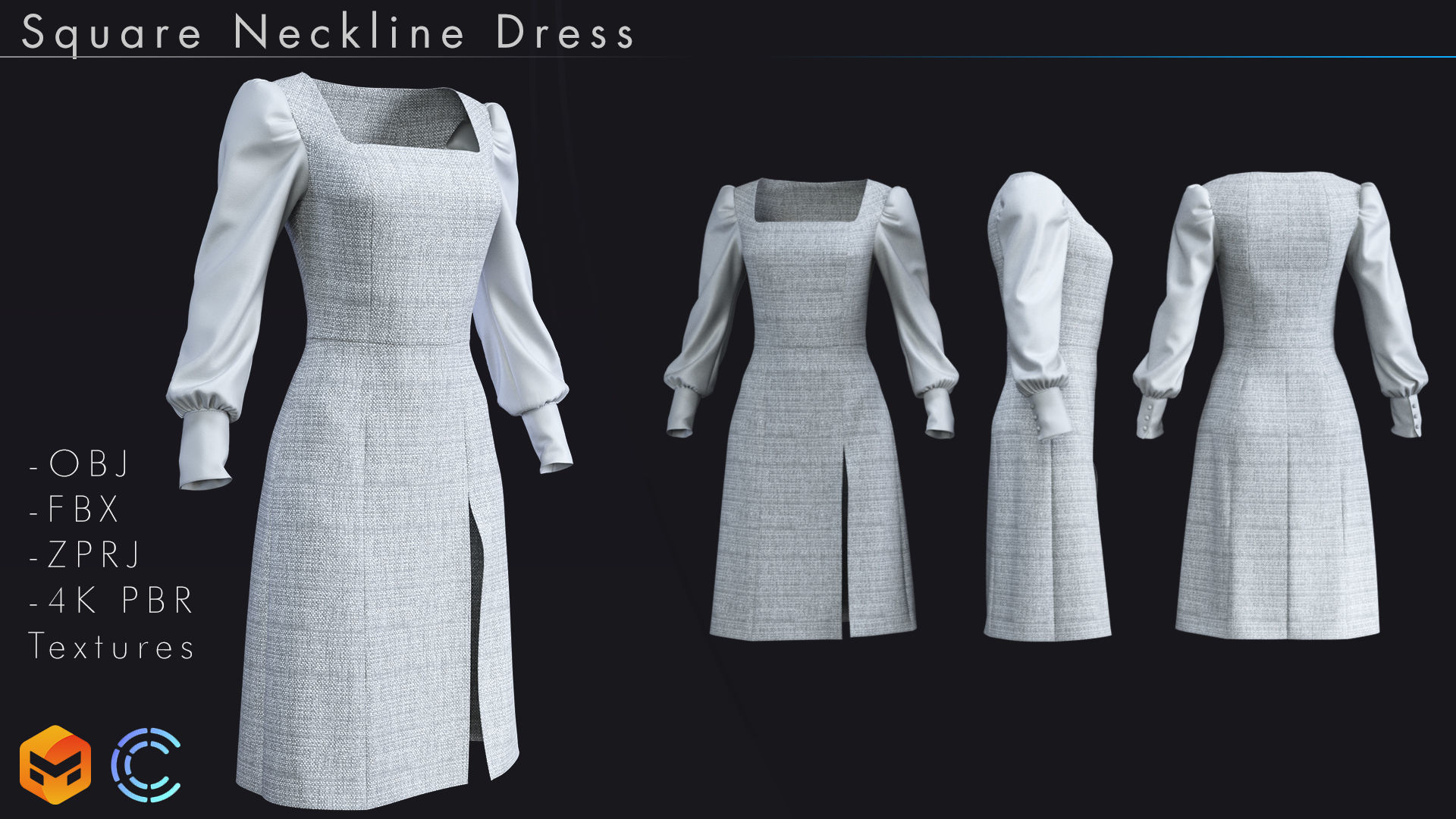 Dress Pack 3D model_1
