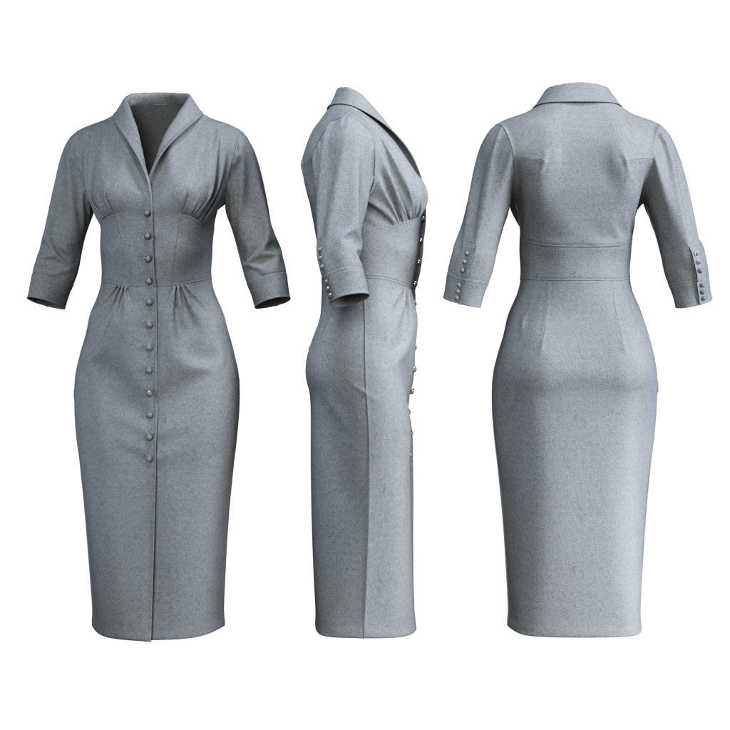 Dress Pack 3D model_18