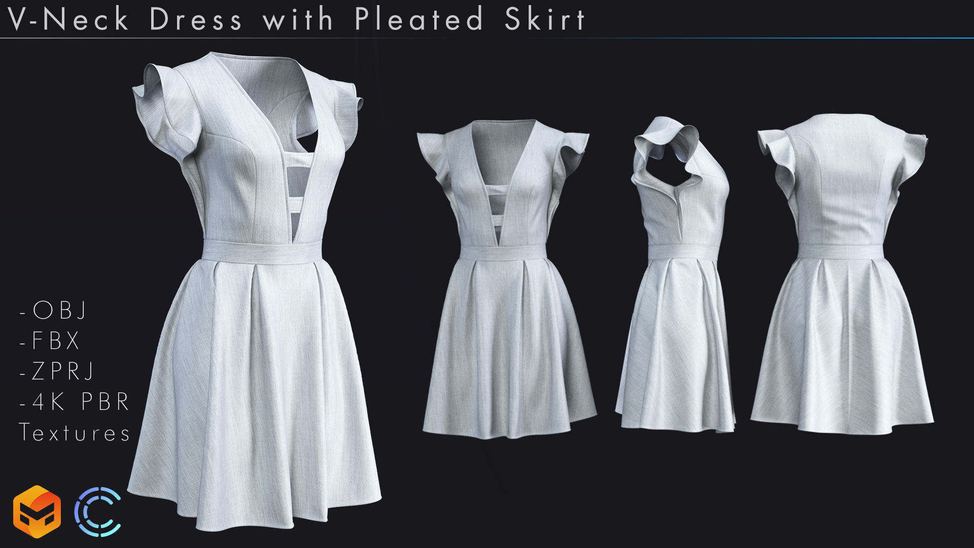 Dress Pack 3D model_5