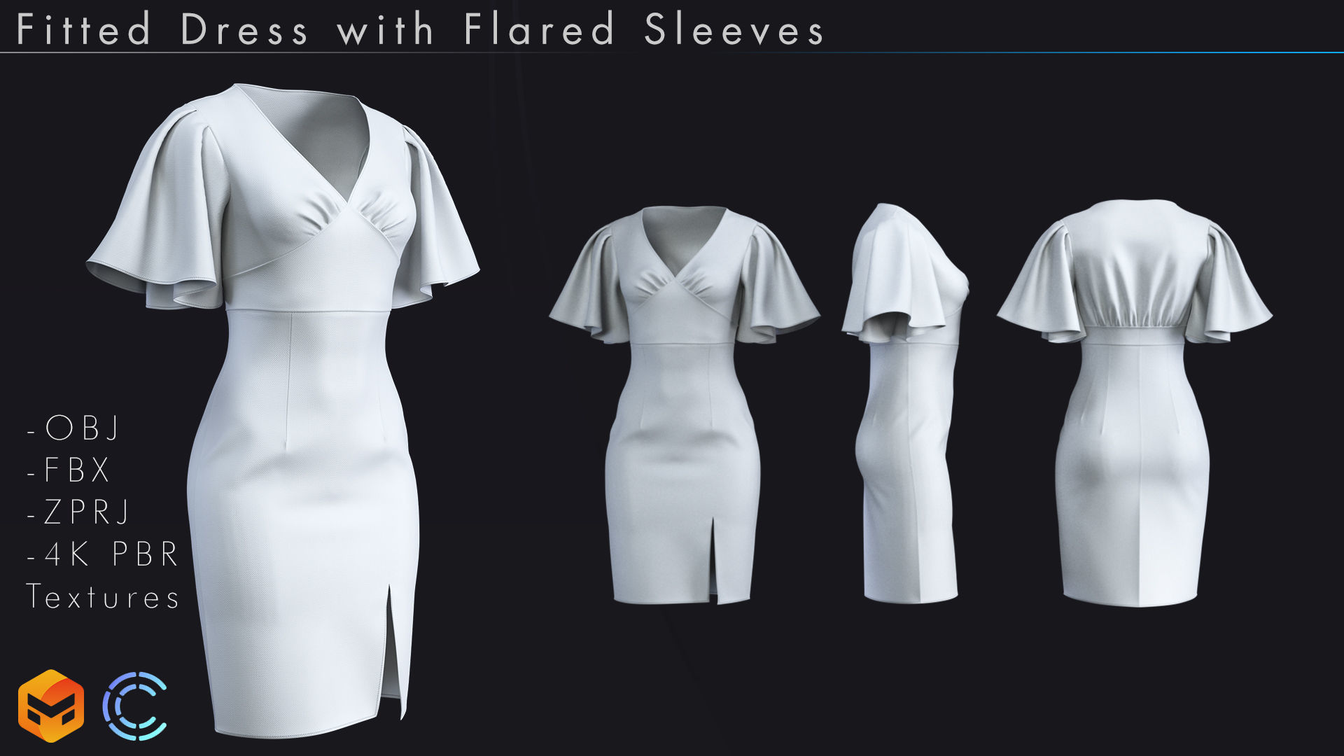 Dress Pack 3D model_3