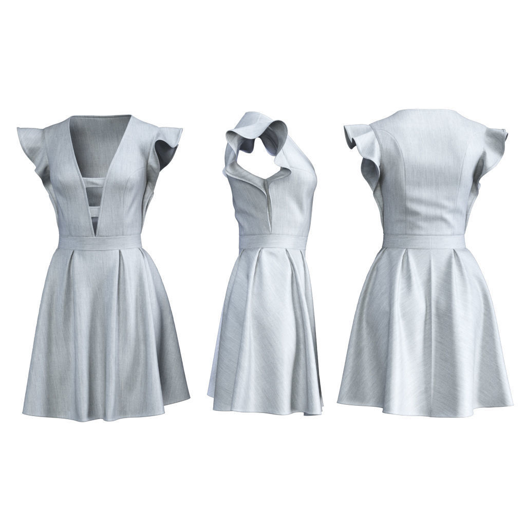 Dress Pack 3D model_16