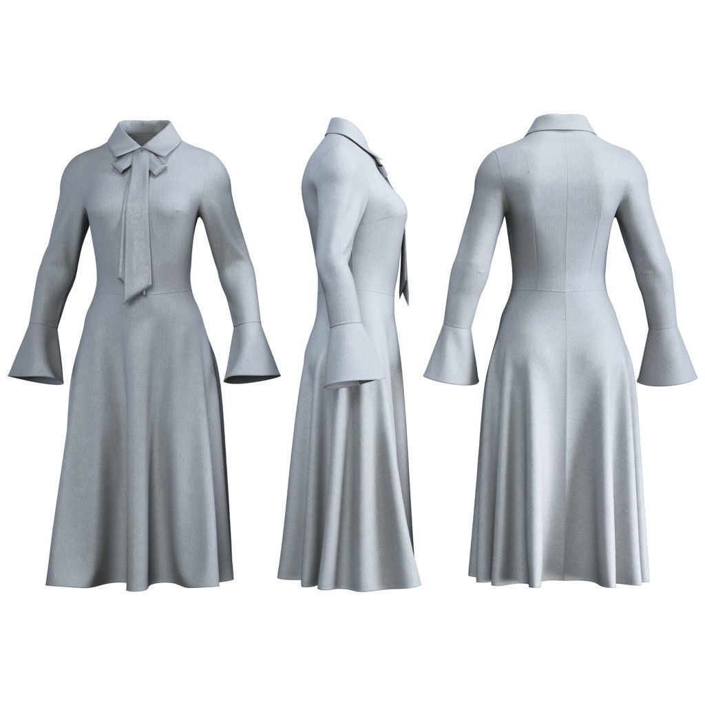 Dress Pack 3D model_10