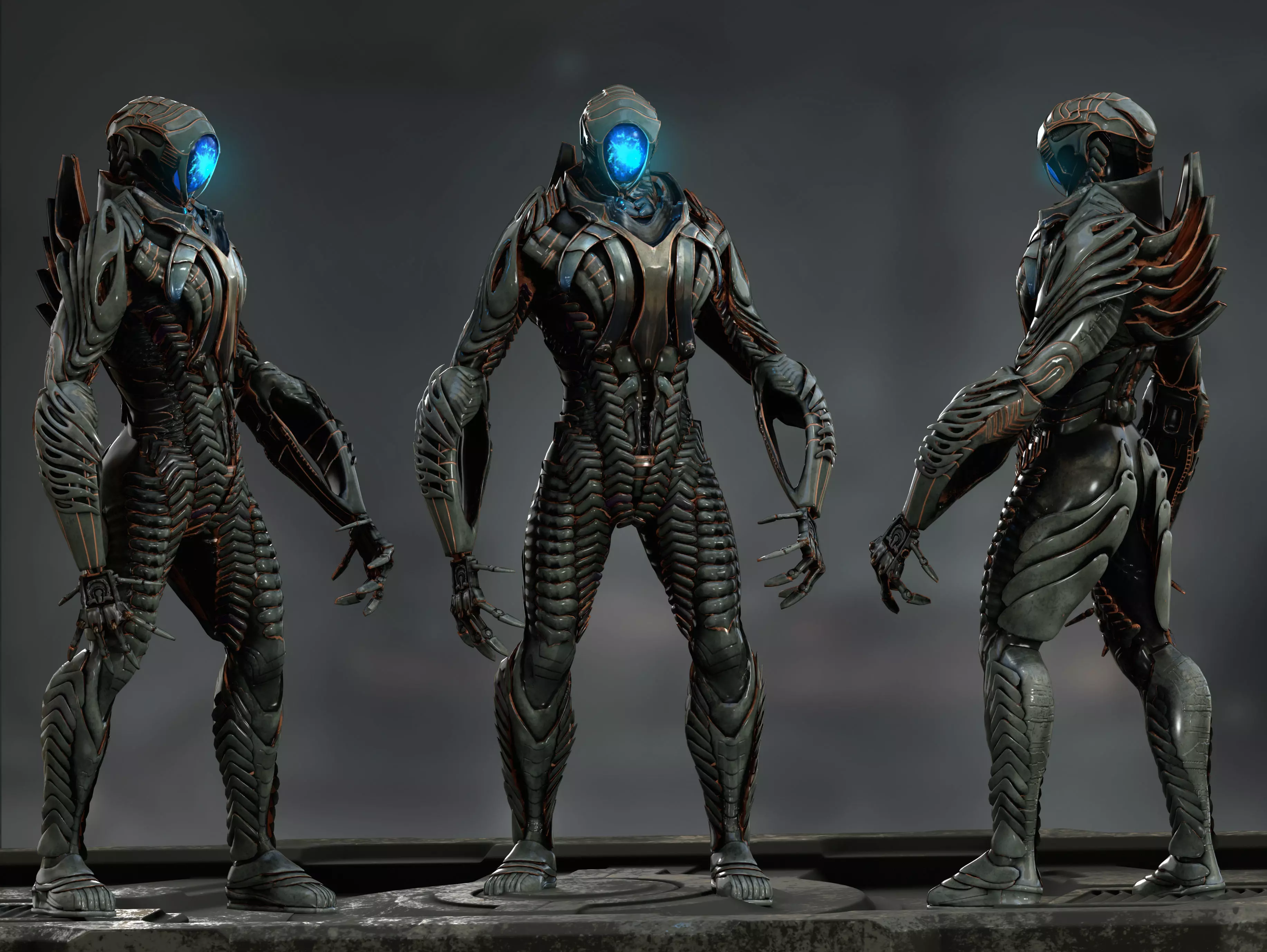 Robot from Lost in Space Low-poly 3D model_0