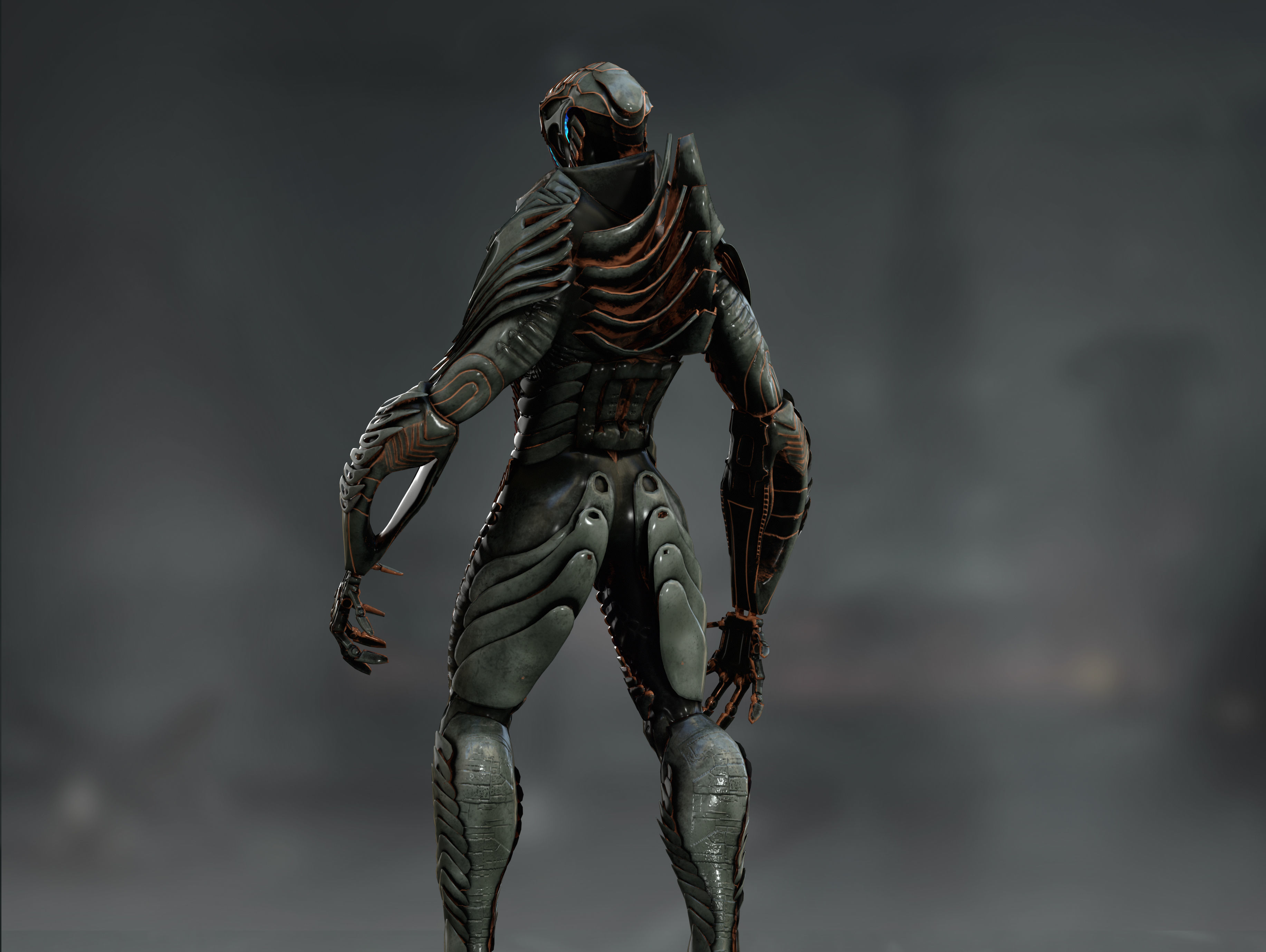 Robot from Lost in Space Low-poly 3D model_6