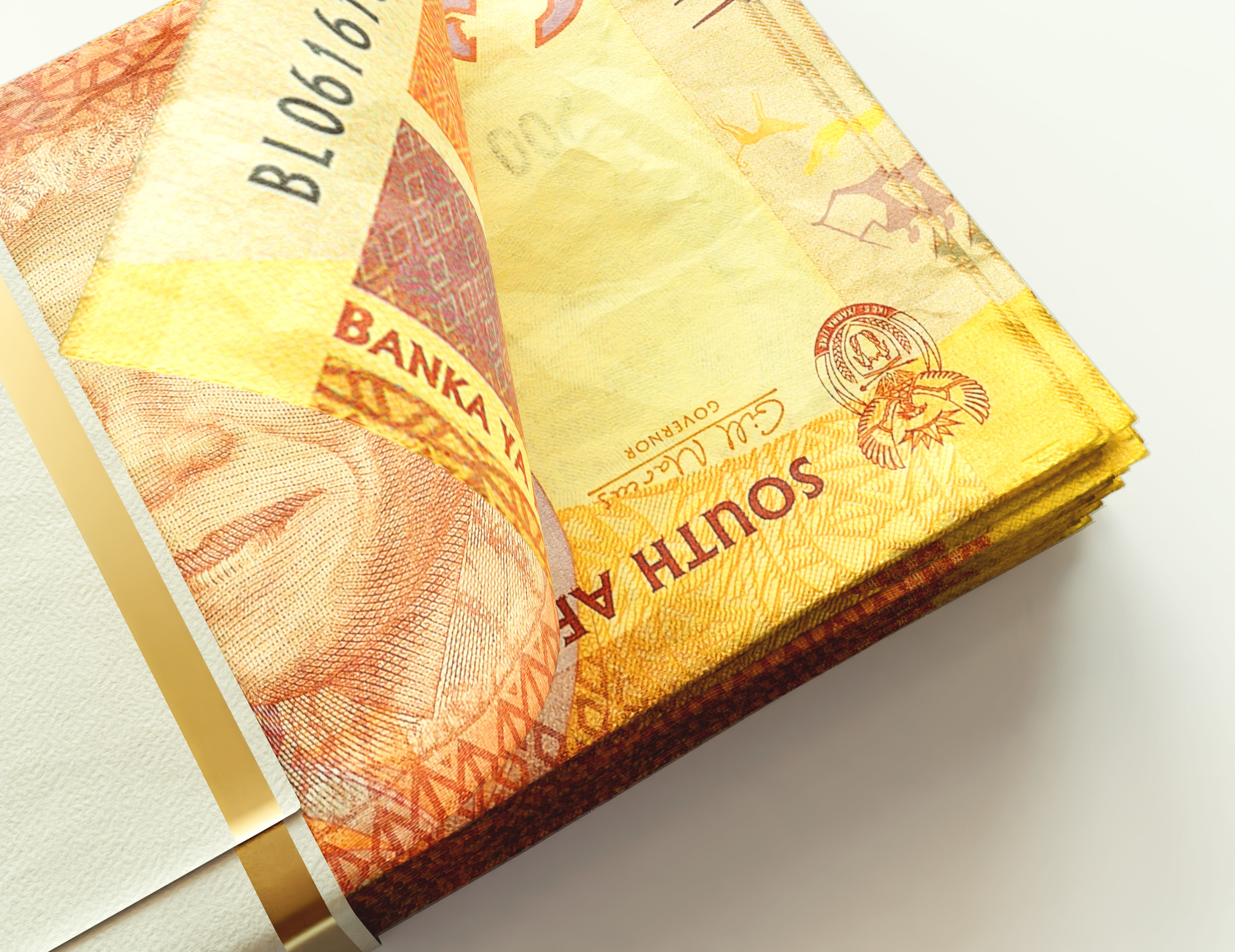 Cash Bundle South Africa Rand 3D model_1