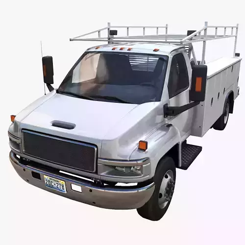 Industrial service truck