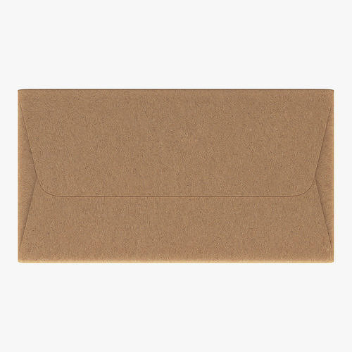 Package Cardboard Trapezoid Box With Window M 1 3D model 2