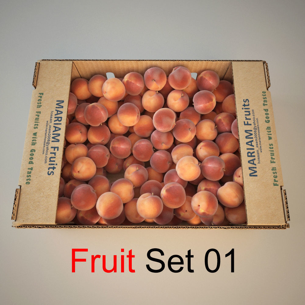 Fruit Set 01 3D model_3