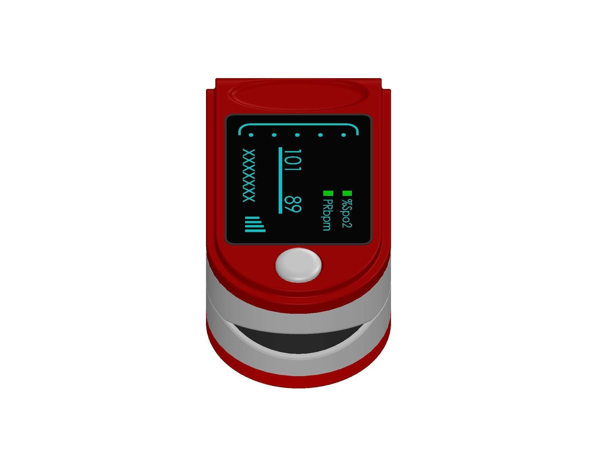 Pulse oximeter  3D print model_12