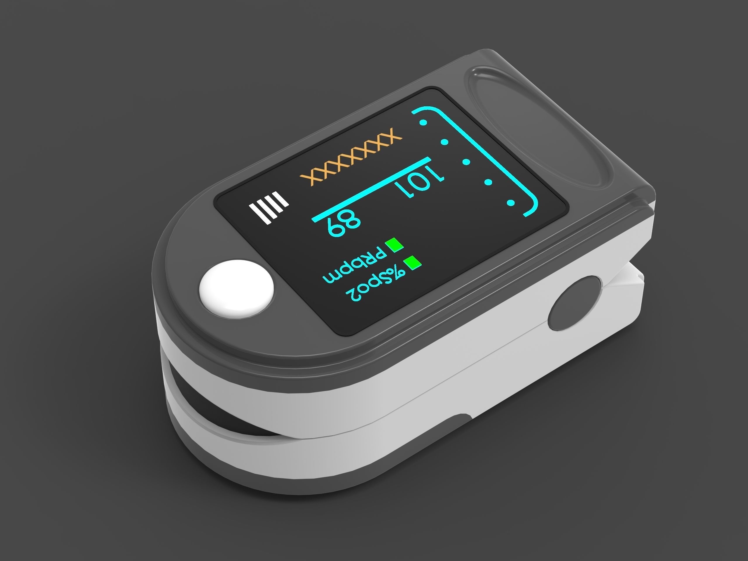 Pulse oximeter  3D print model_4