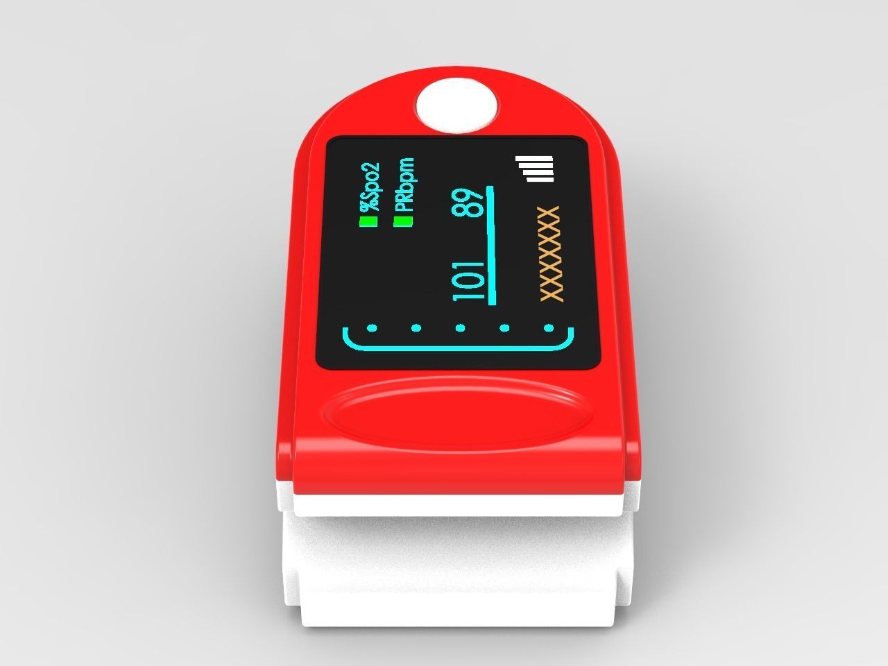 Pulse oximeter  3D print model_6