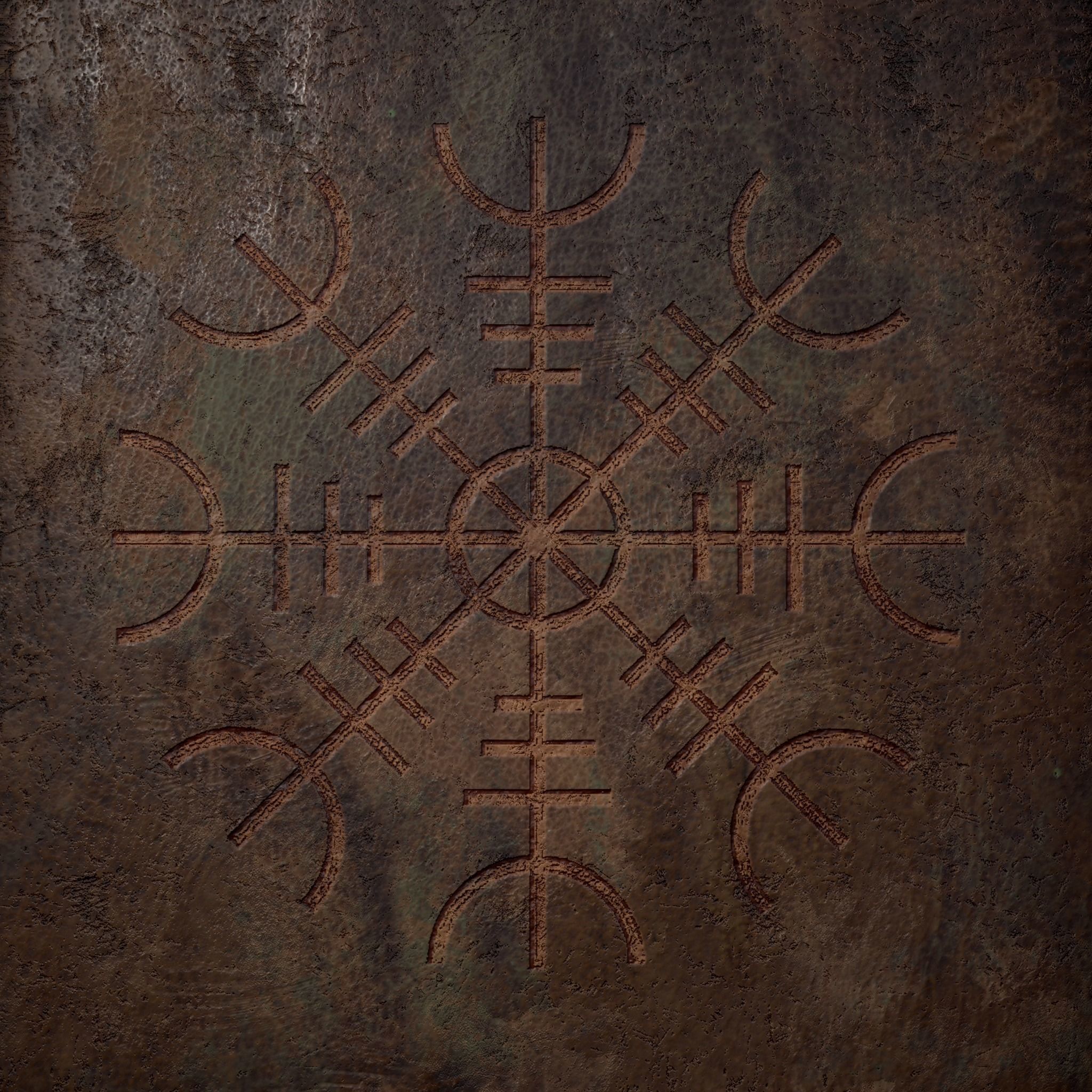 Leather Torn Banner Low-poly 3D model_17