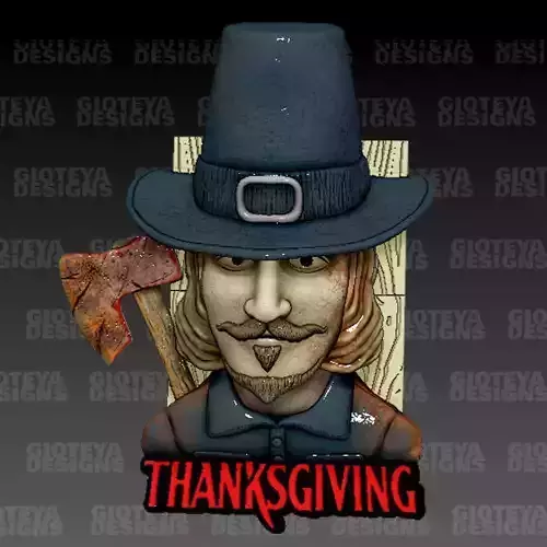 Thanksgiving John Carver v1 3D model