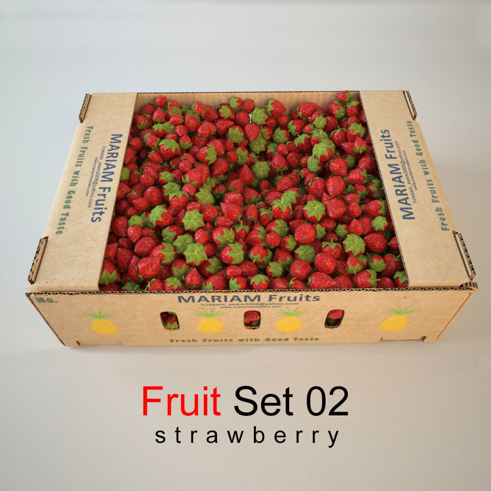 Fruit Set 02 3D model_3