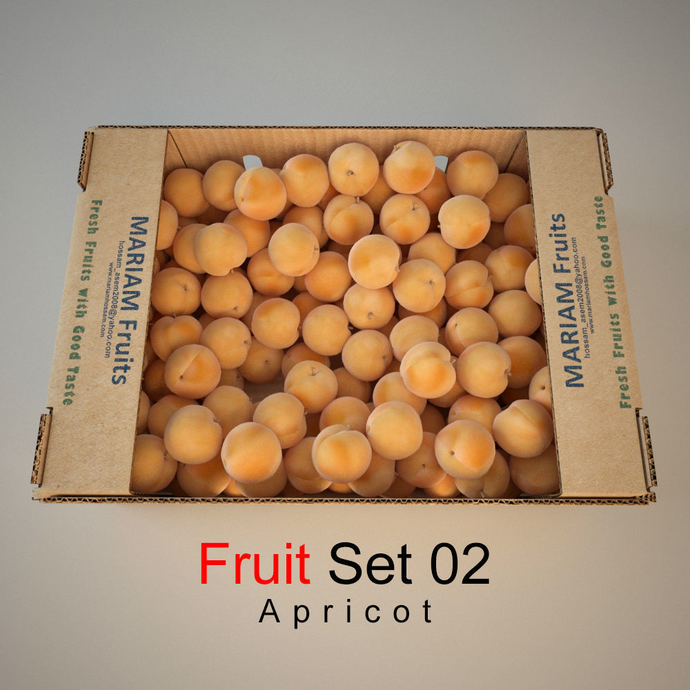 Fruit Set 02 3D model_2