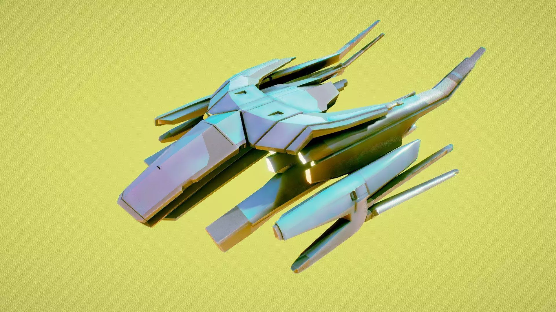 spacecraft 3D model_0