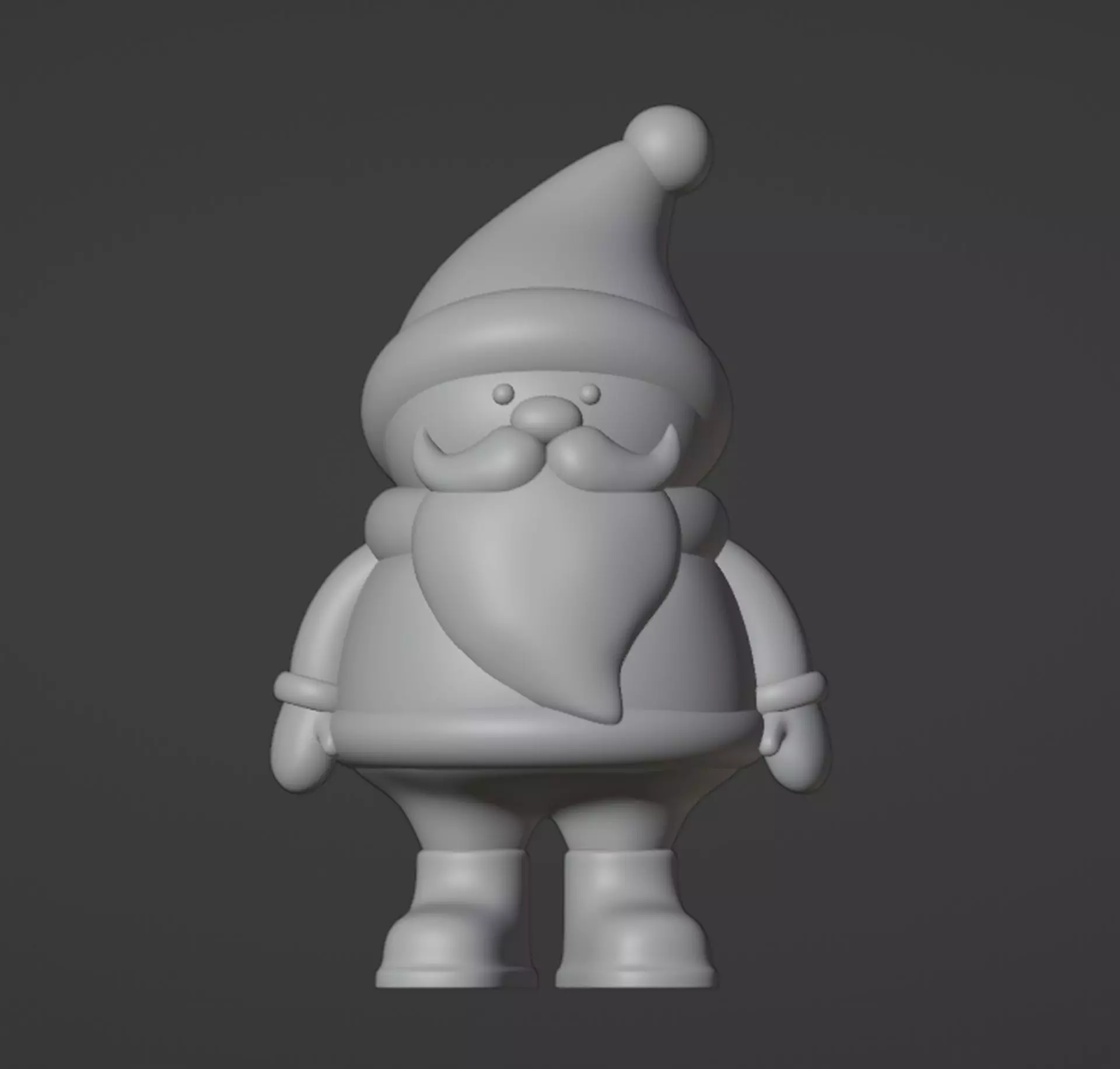 Santa Claus Figurine 3D print model_0