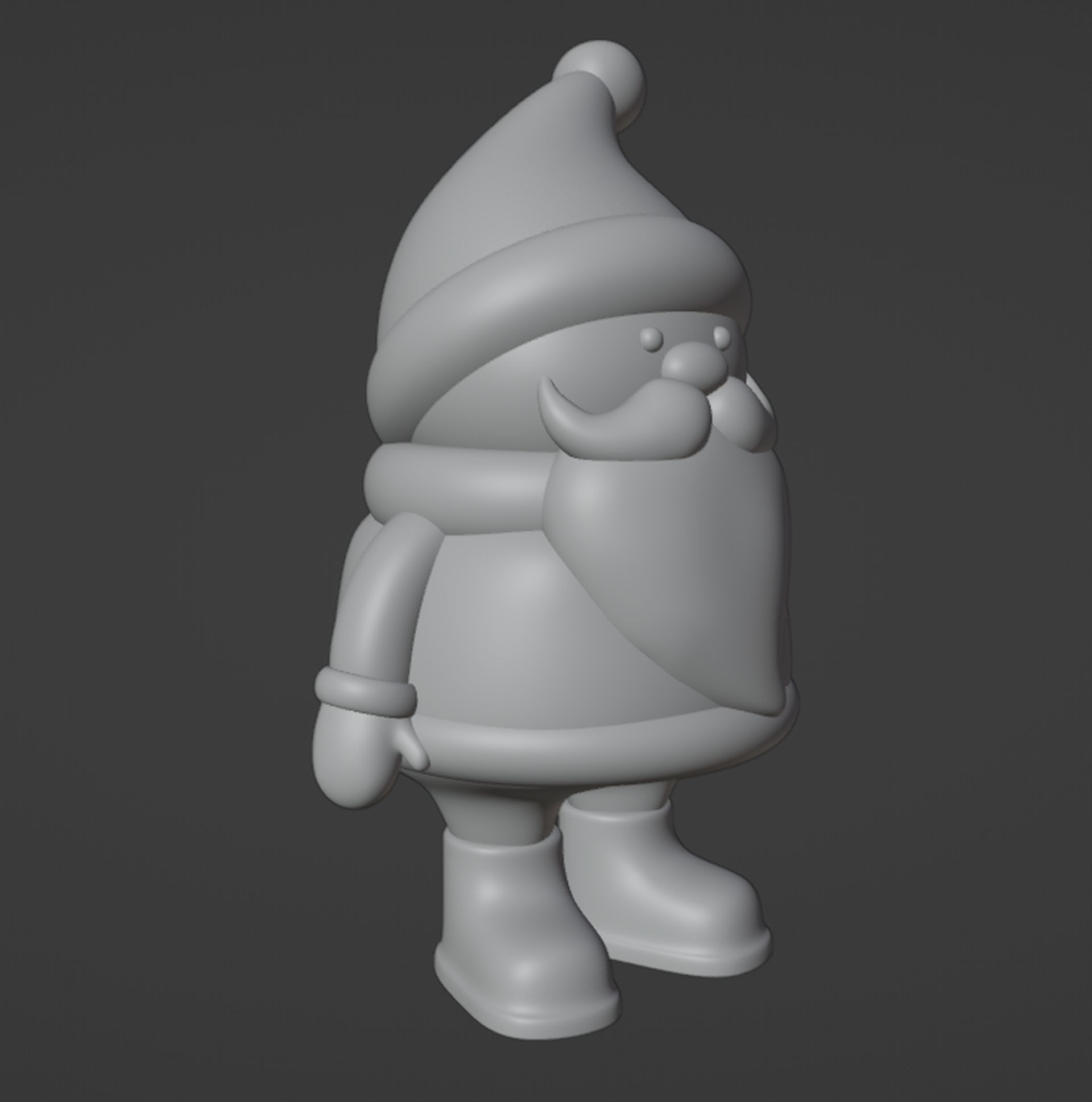Santa Claus Figurine 3D print model_7