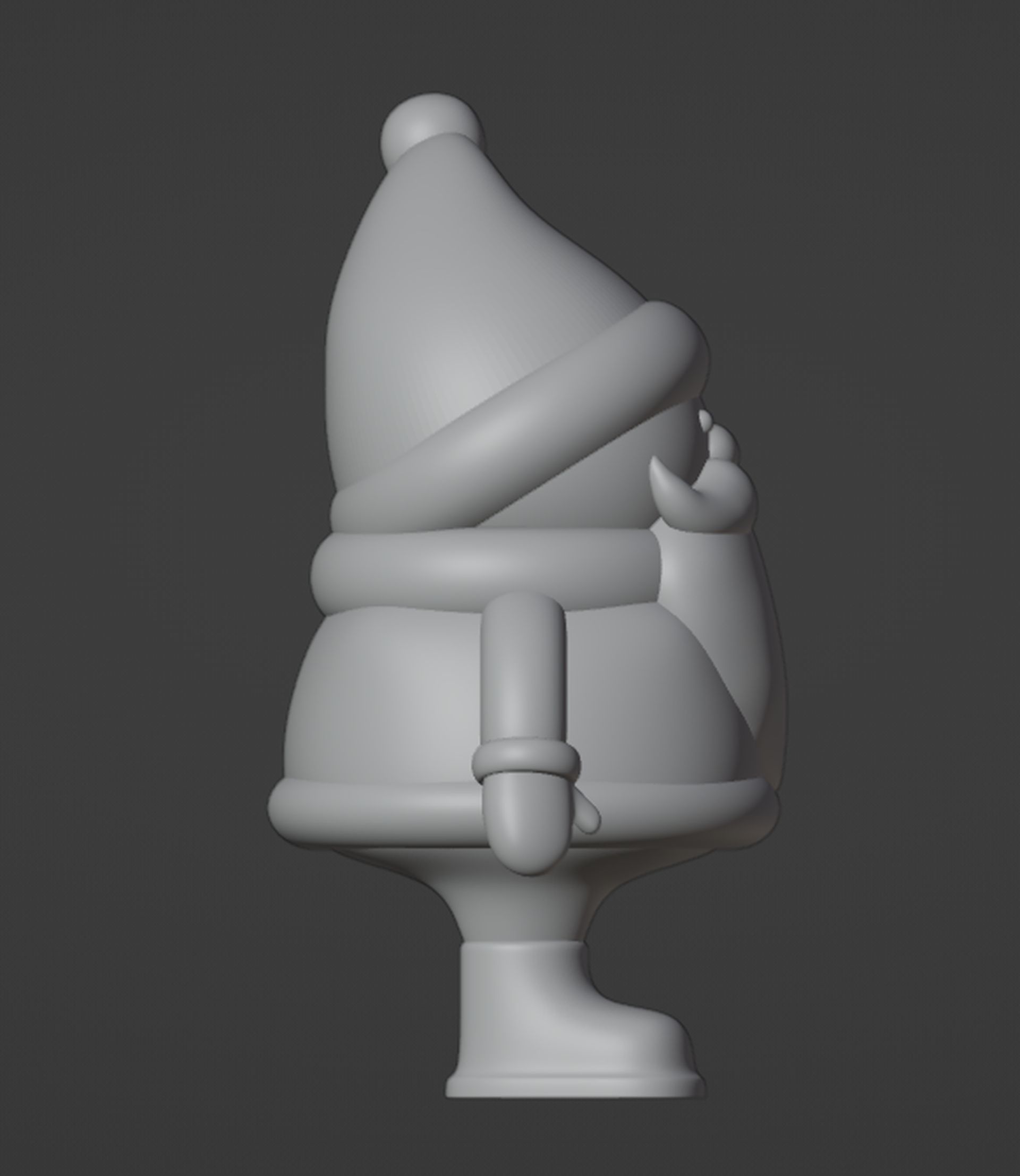 Santa Claus Figurine 3D print model_3