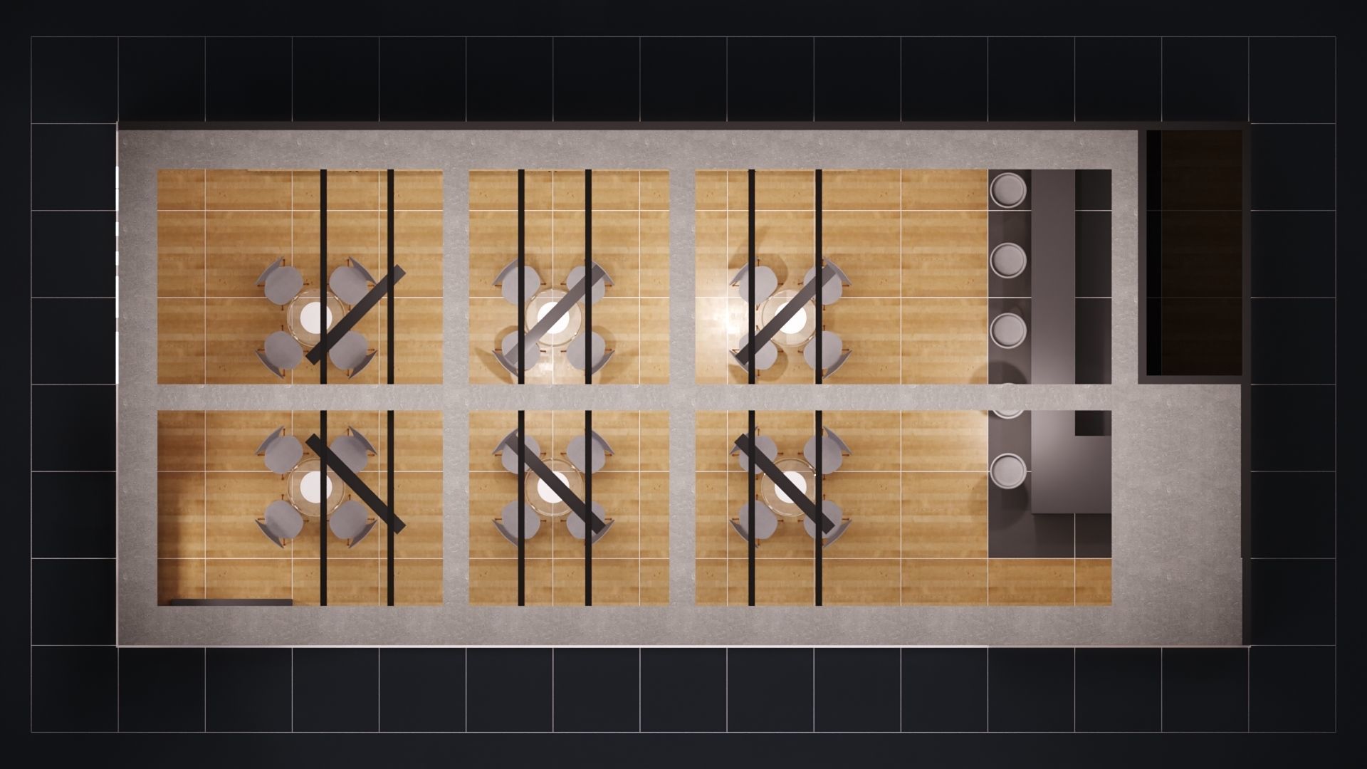 Exhibition Stand Stall 13 X 6 2 SIDE OPEN 3D model_13