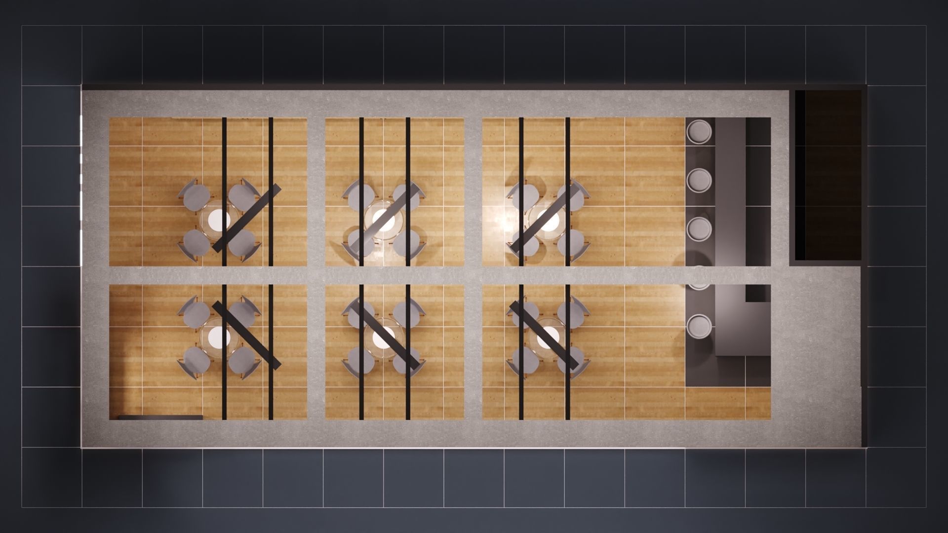 Exhibition Stand Stall 13 X 6 2 SIDE OPEN 3D model_7