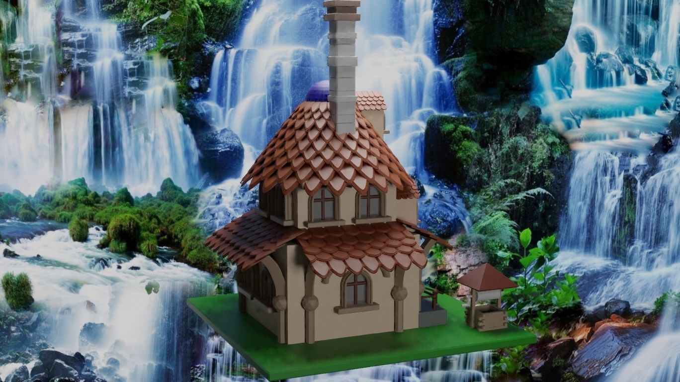 Fairytale house M-2  3D model_1