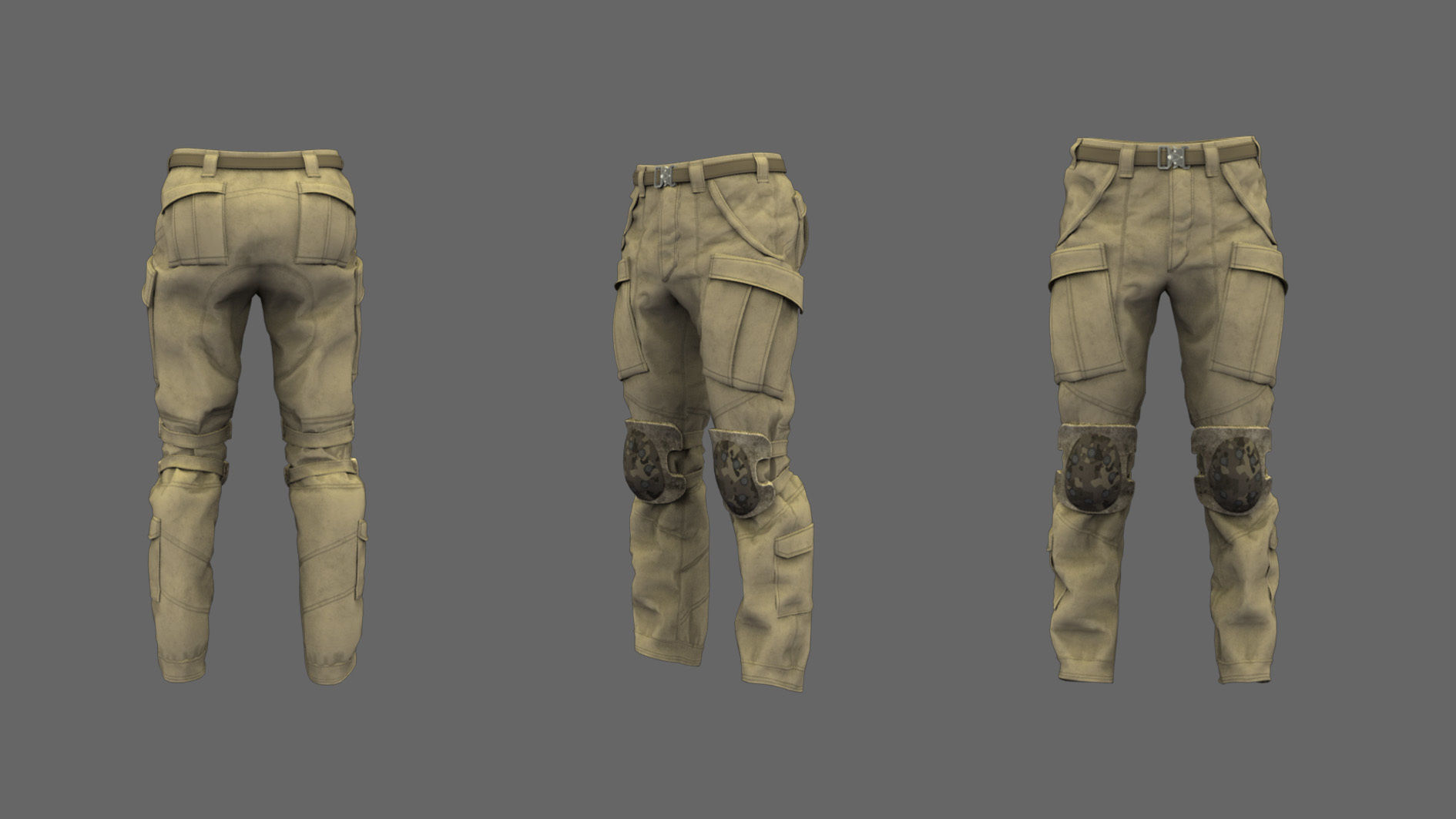 Military uniform and Equipment 3D model_13