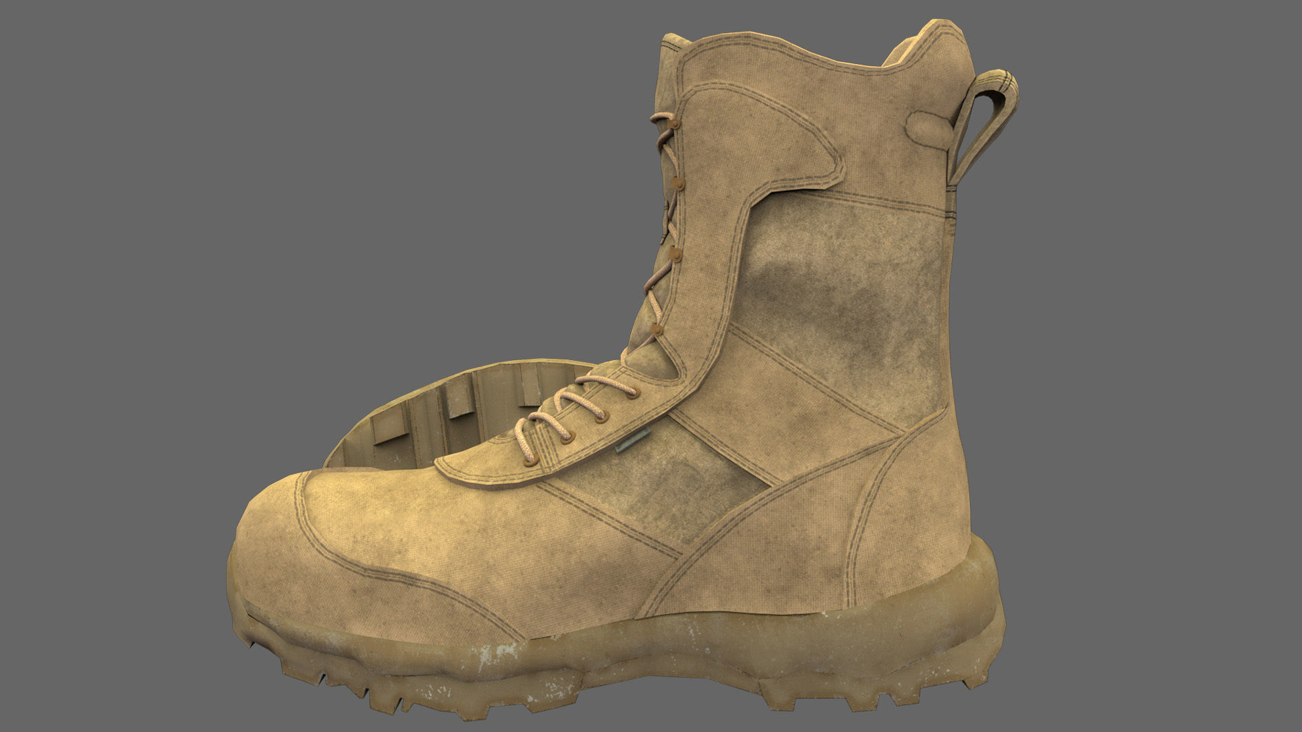 Military uniform and Equipment 3D model_20