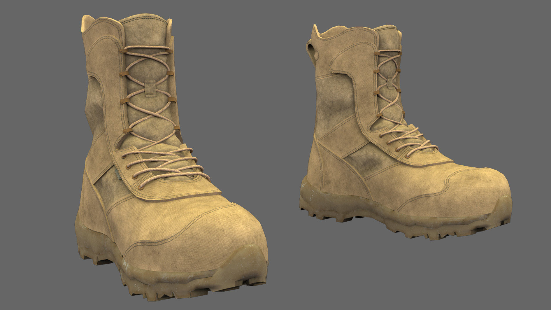 Military uniform and Equipment 3D model_23