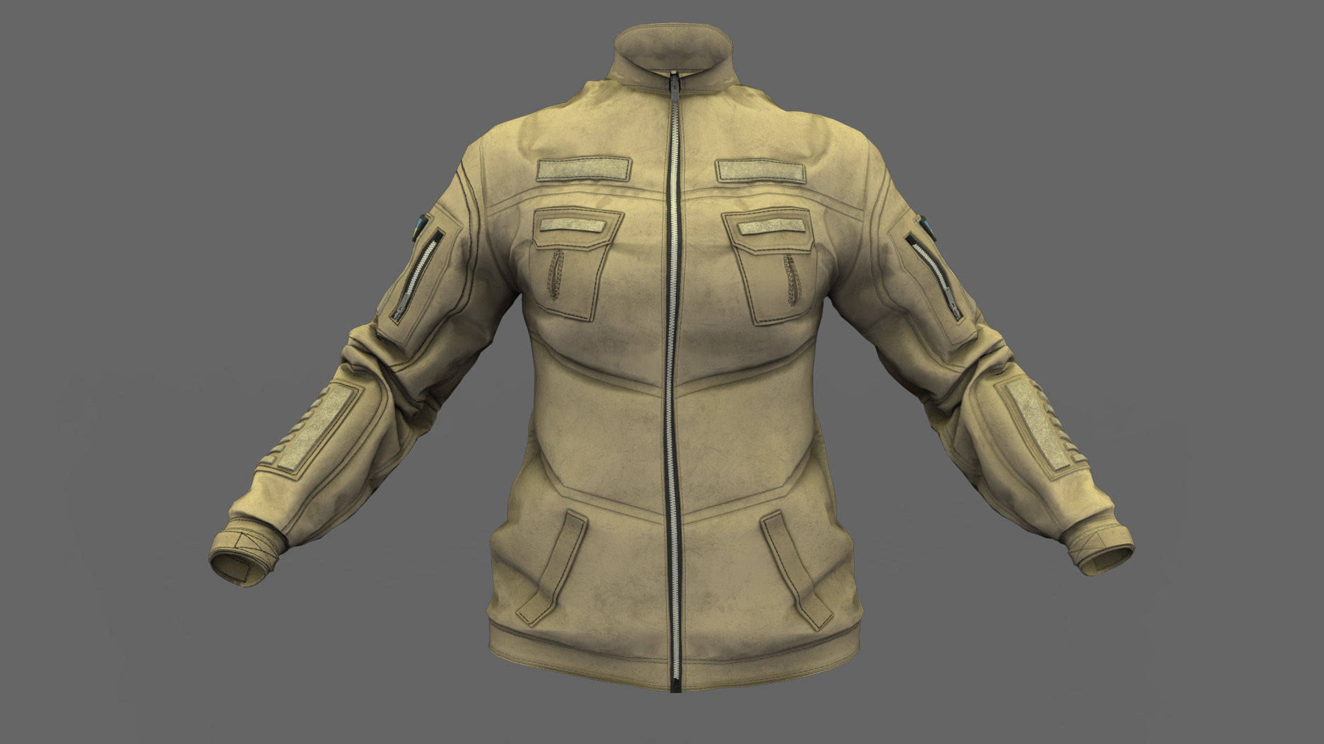 Military uniform and Equipment 3D model_9