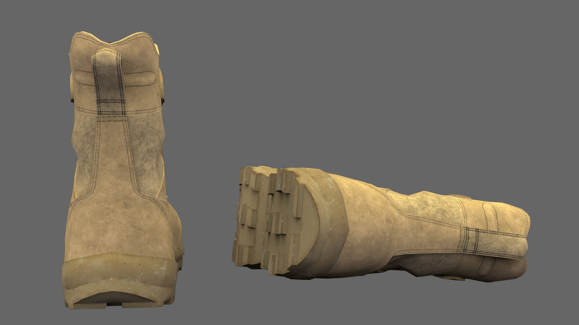 Military uniform and Equipment 3D model_21