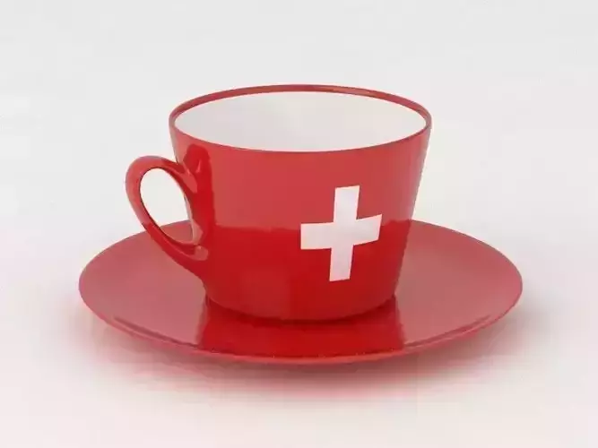 Simple coffee cup Free 3D model