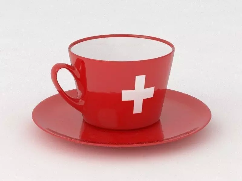 Simple coffee cup Free 3D model_0