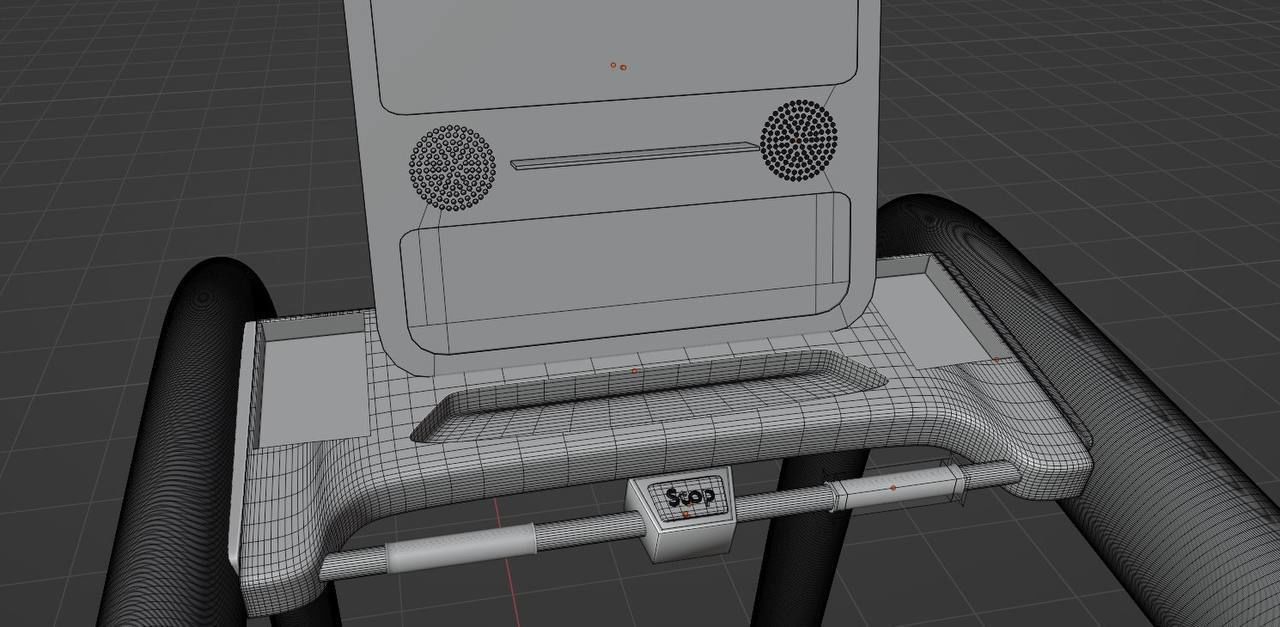 treadmill  3D model_3
