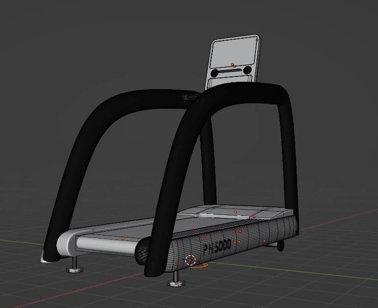 treadmill  3D model_4