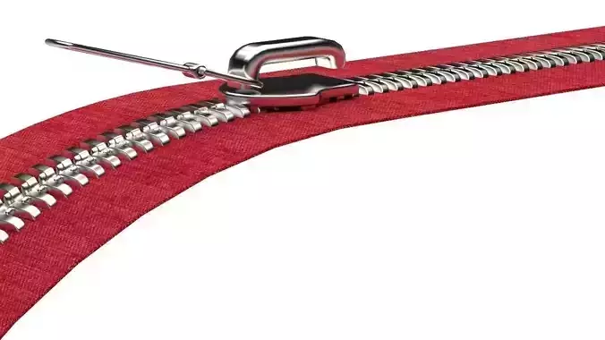 zip model zipper Free 3D model