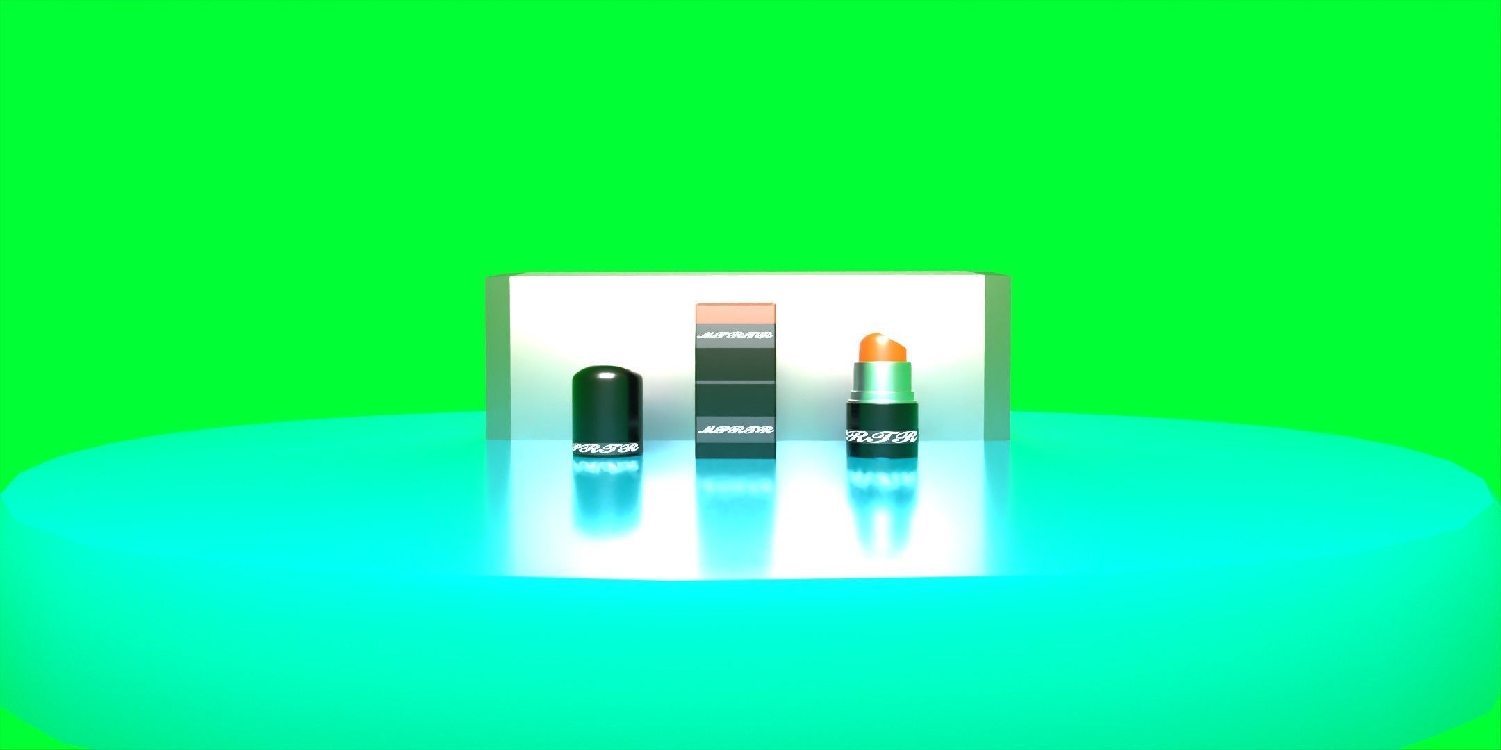 lipstick with animation 3D model_9