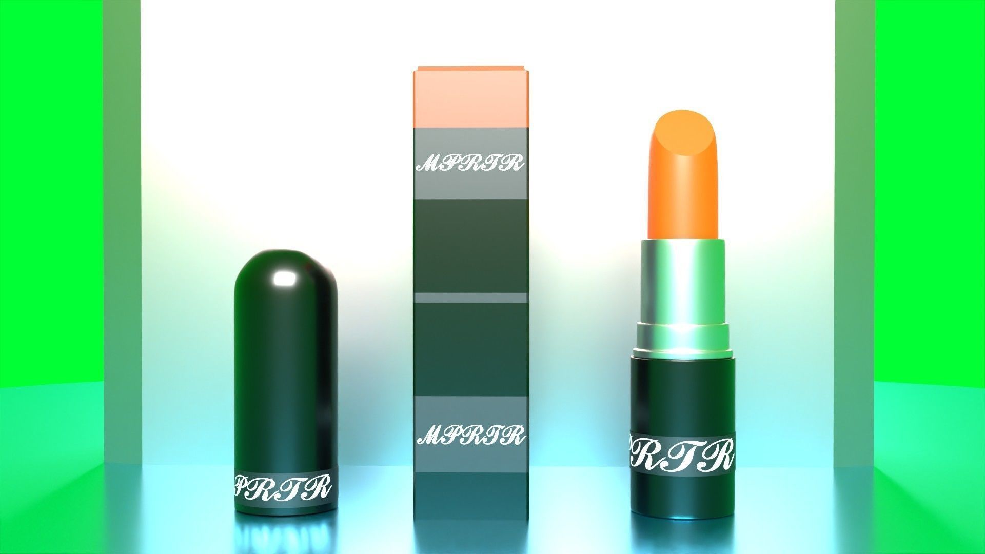 lipstick with animation 3D model_4