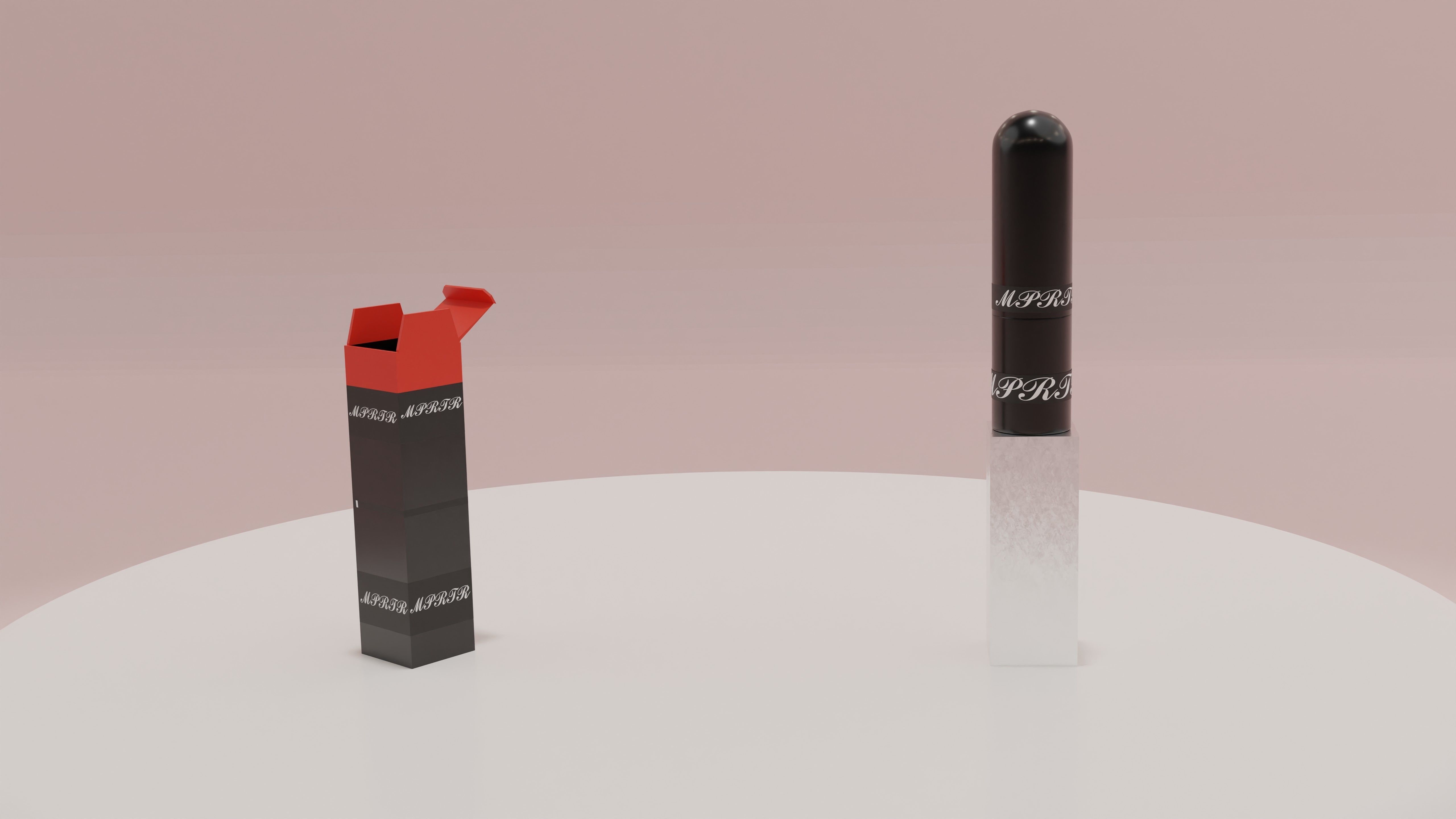 lipstick with animation 3D model_10