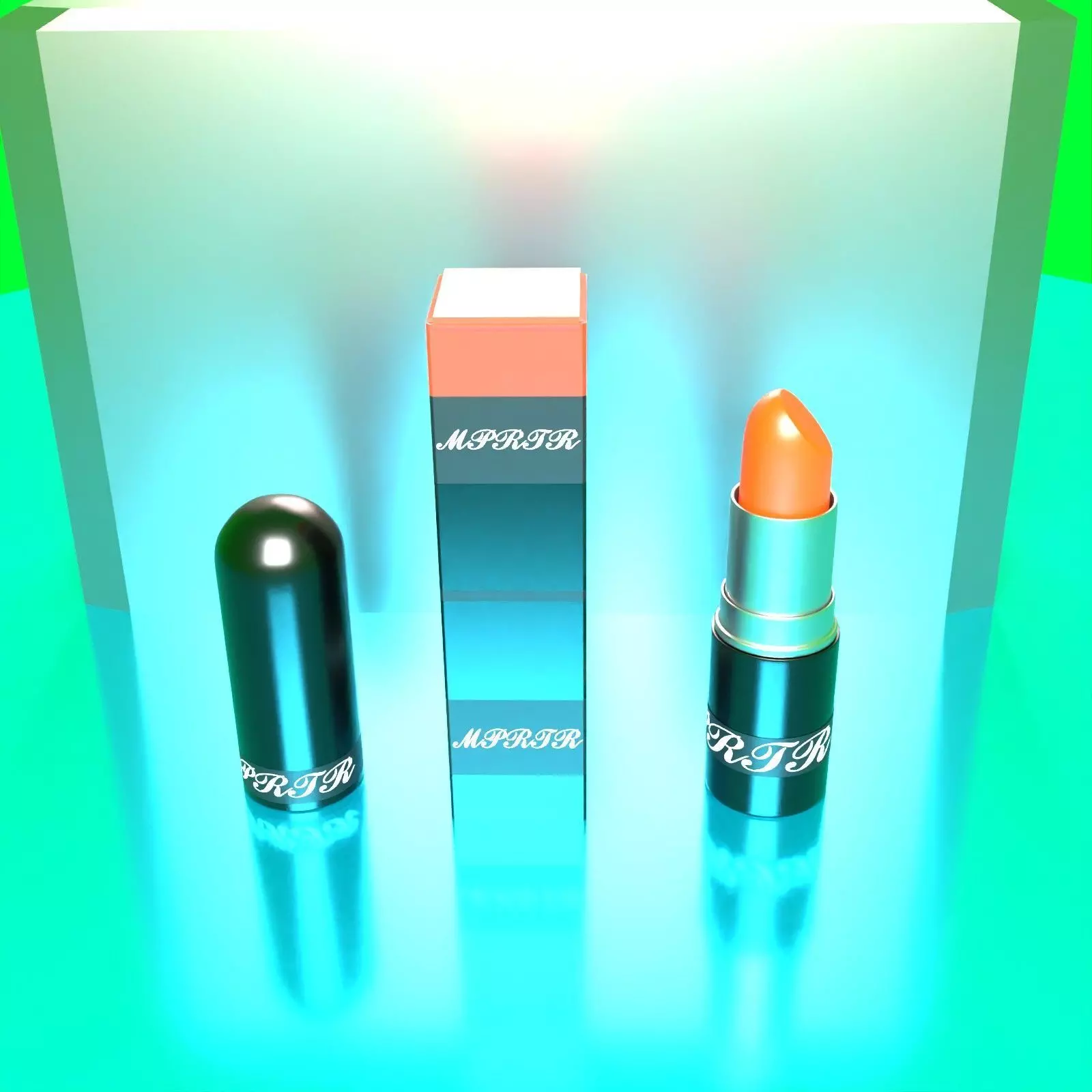 lipstick with animation 3D model_0