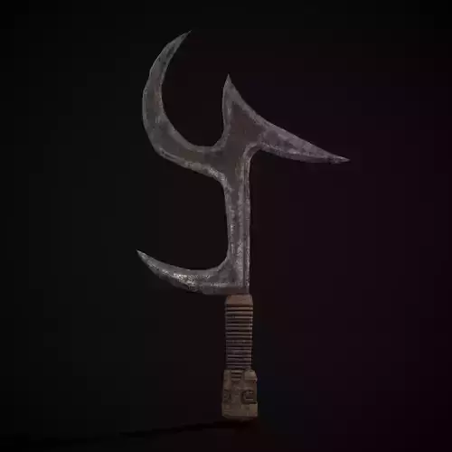 African Mambele Low-poly 3D model