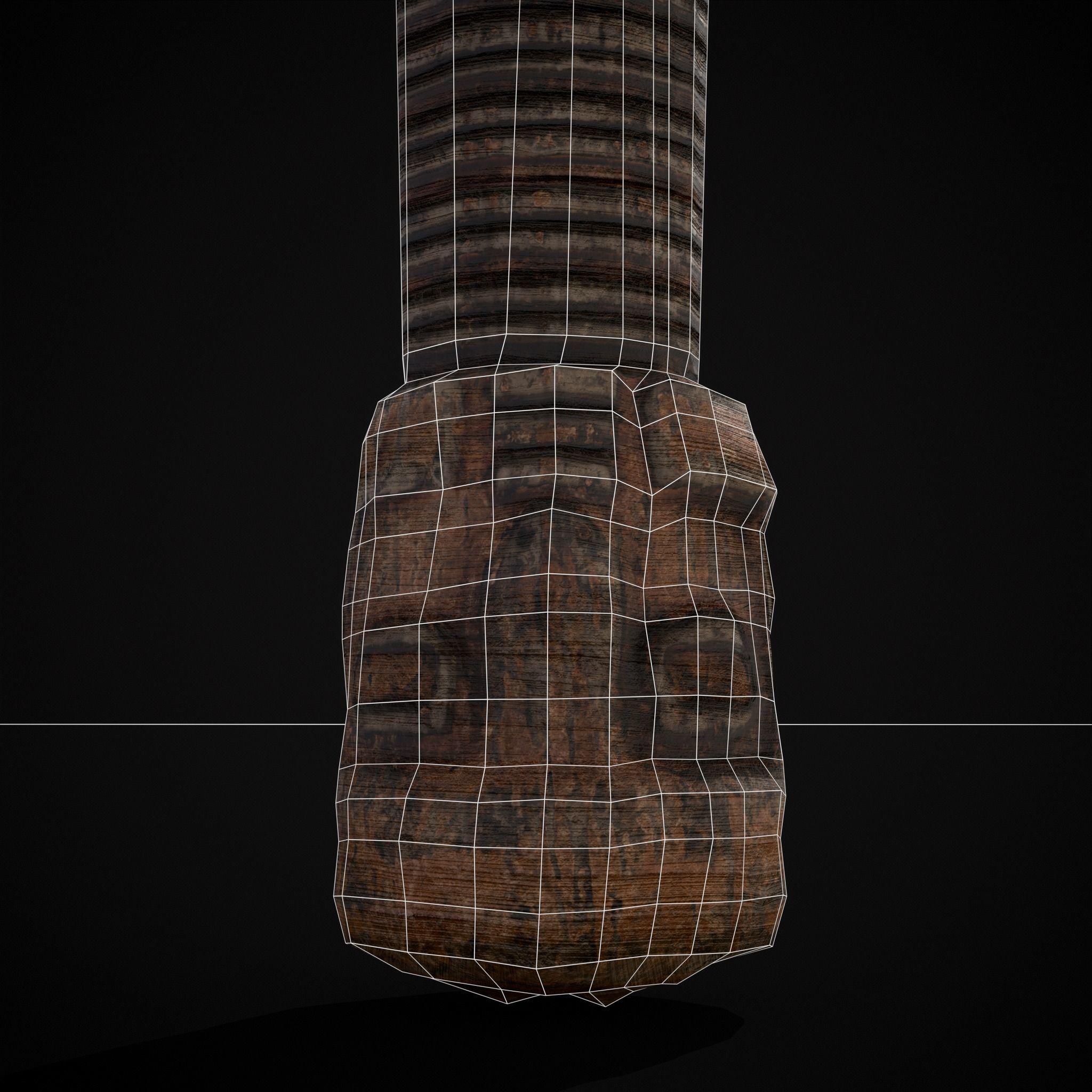 African Mambele Low-poly 3D model_20