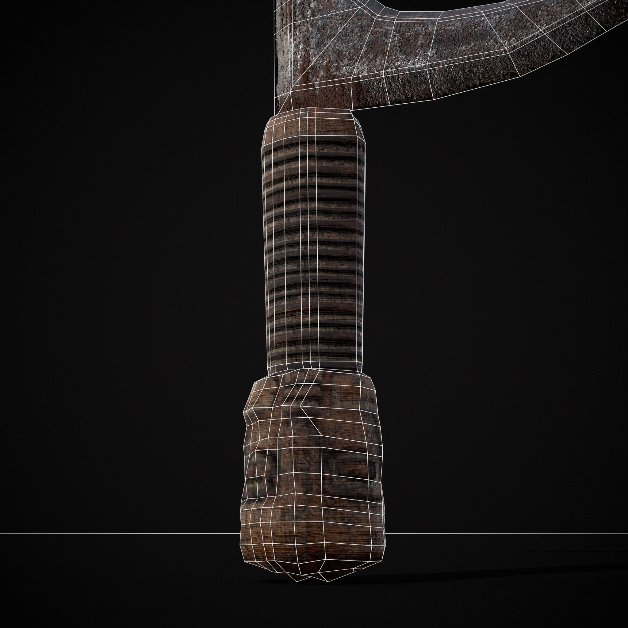 African Mambele Low-poly 3D model_6