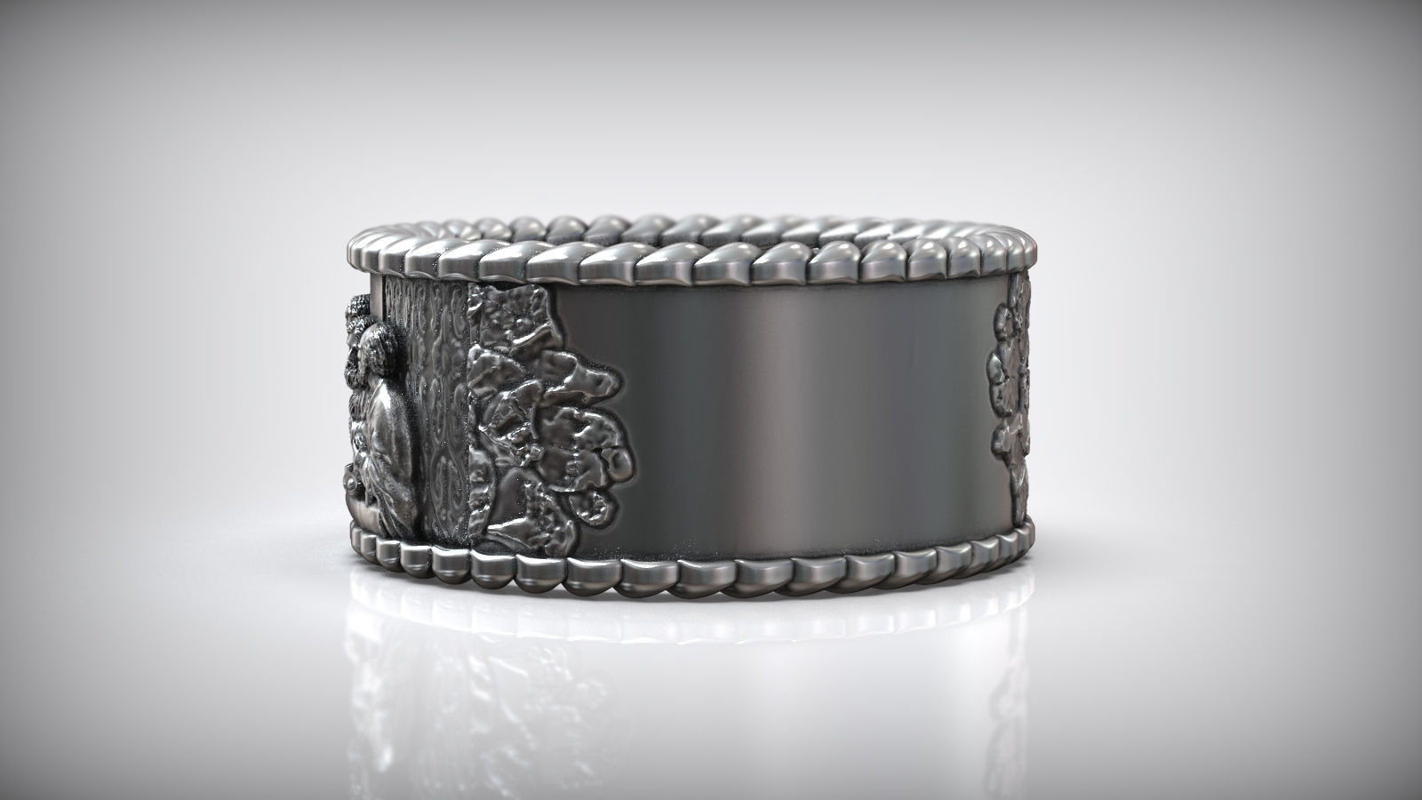 The Last Supper Band Jesus Christ ang Twelwe Apostles 3D print model_3