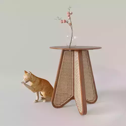 Butterfly end table 3D model